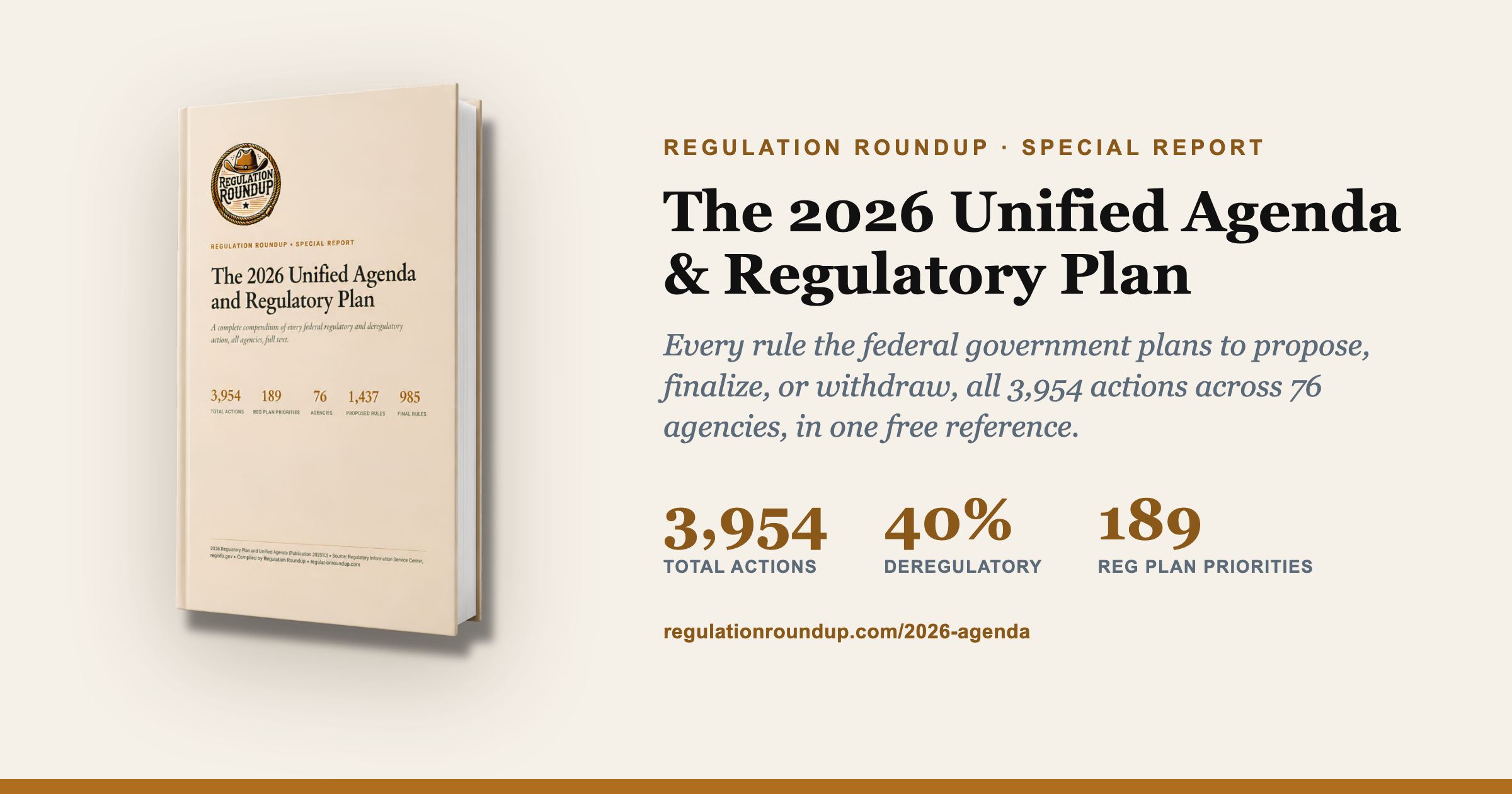 Inside the 2026 Unified Agenda: A Deregulatory Roadmap for the Year Ahead